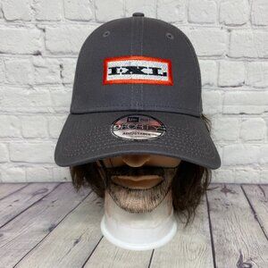 New Era 9Forty Baseball Hat Cap Strap Back Gray IXL Logo One Size Fits Most